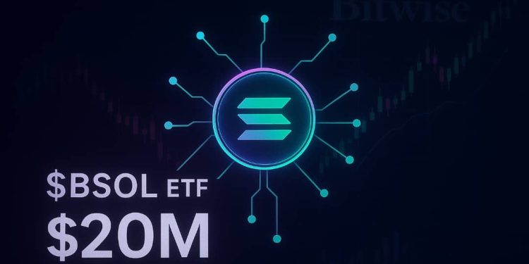 Bitwise Launches First-Ever Solana Staking ETF, $BSOL Surpasses $20M Quantity in 90 Minutes