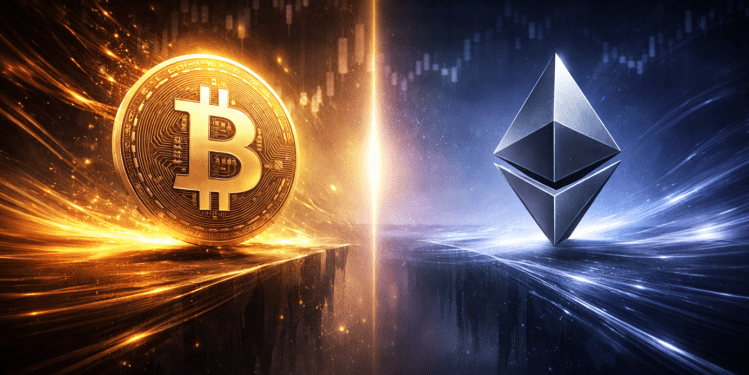 Bitcoin & Ethereum Diverge: Longs Dominate BTC, While ETH Shorts Surge