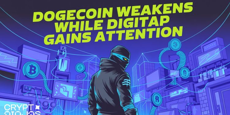 Dogecoin Weakens While Digitap Gains Attention