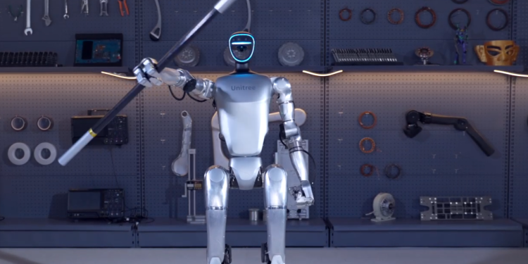 Elon Musk shares video clip of Unitree G1 humanoid robotics carrying out backflips at show