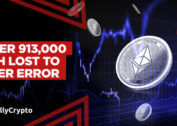 Over 913,000 ETH Lost to User Error, Says Analyst