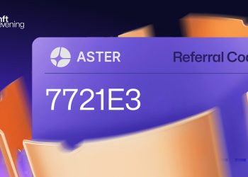 Aster Referral Code 2025: “7721E3” (Get 5% Rebate & $ASTER Rewards)