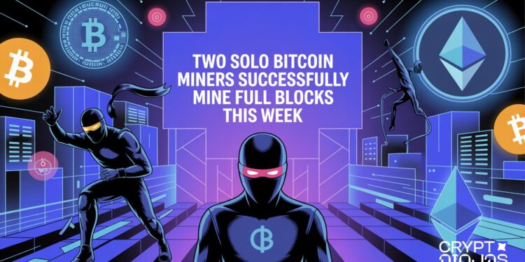 two-solo-bitcoin-miners-successfully-mine-full-blocks-this-week