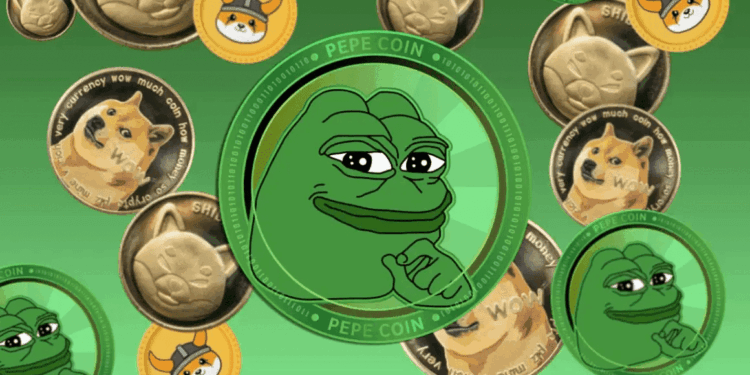 Pepe price declines 9% as top memecoins falter