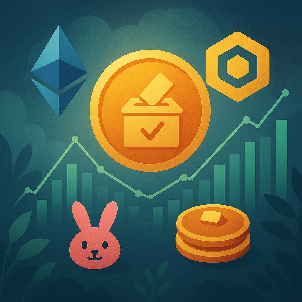 CoinGecko dataset shows political token listings on Ethereum and BSC outpaced other memecoins in May 2024, with concentrated trading activity on Uniswap and PancakeSwap